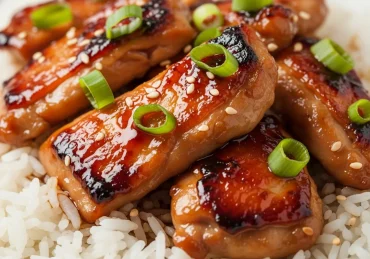 Pollo en salsa teriyaki