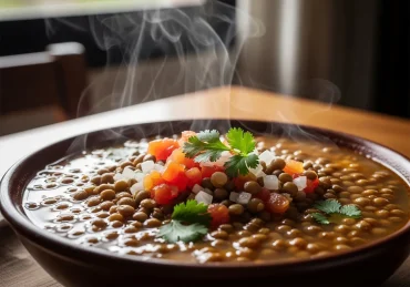 Receta de lentejas colombianas